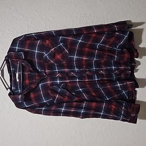 Maurices button down plaid